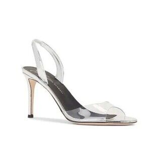 Giuseppe Zanotti x REVOLVE Basic 85 Heel in Transparent NIB
